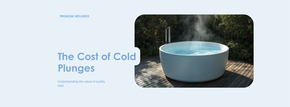 Modouge cold plunge tub outdoors, representing the true cost of a home cold plunge system