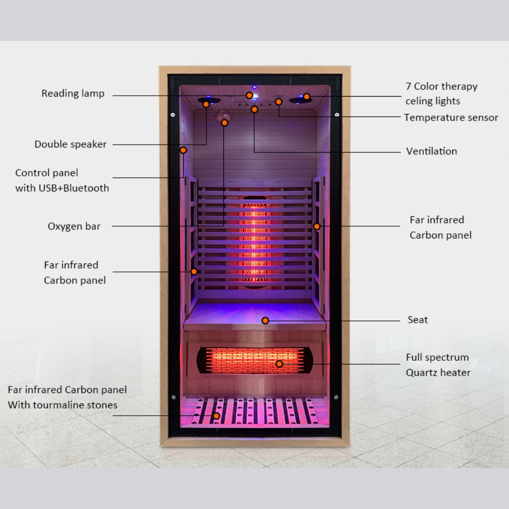 Full Spectrum Infrared Sauna- 1 Person