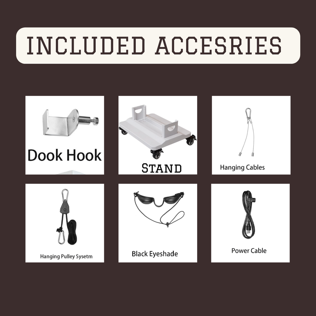 Red Light Therapy Panel accessories 