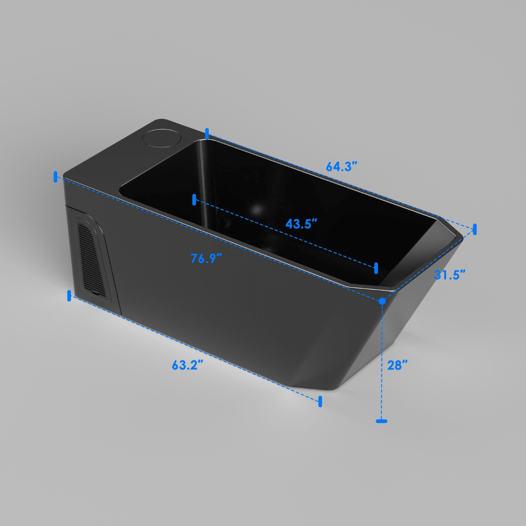 All - In - One Cold Plunge - Black - Modouge