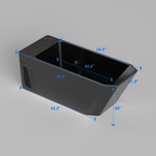 All - In - One Cold Plunge - Black - Modouge