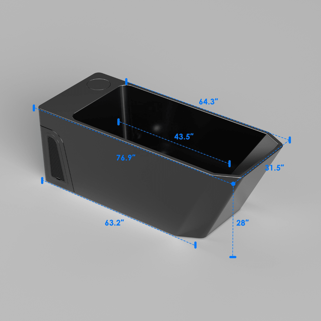 All - In - One Cold Plunge - Black - Modouge