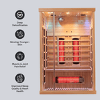 Full Spectrum Infrared Sauna - 2 Person - Modouge