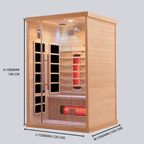 Full Spectrum Infrared Sauna - 2 Person - Modouge