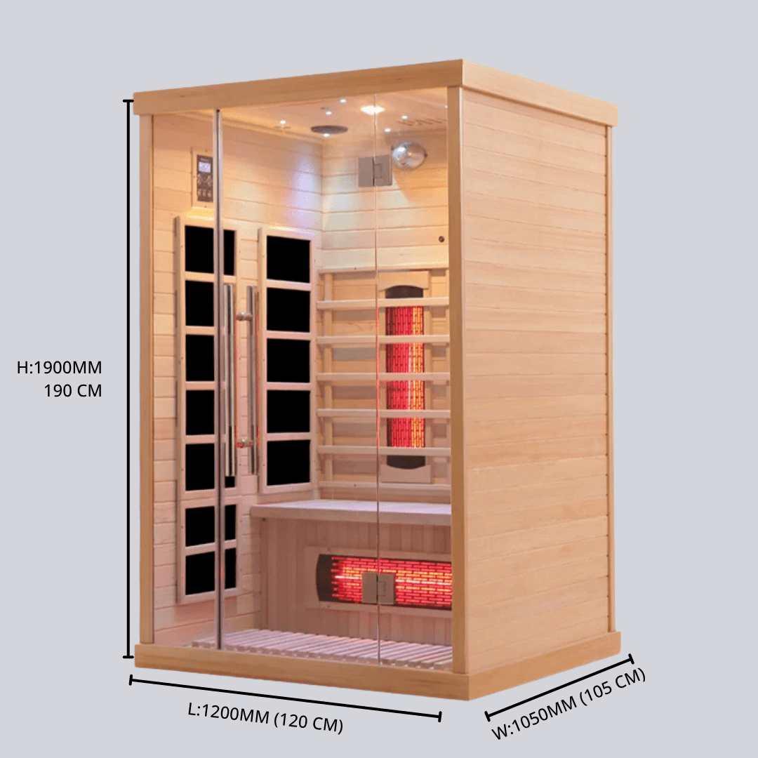 Full Spectrum Infrared Sauna - 2 Person - Modouge